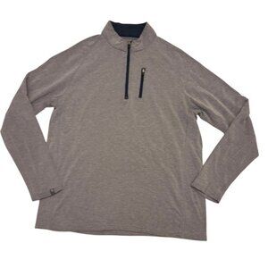 Free Fly Apparel Quarter Zip Pullover – Size Large – Gray
